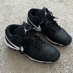 Nike Air Jordan Black and White cleats
